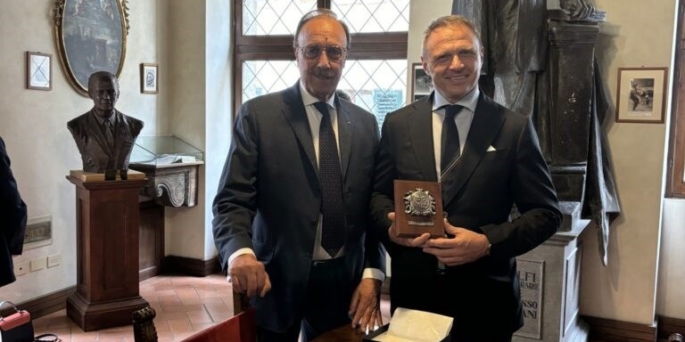 Il Ministro Lollobrigida in visita ai Georgofili