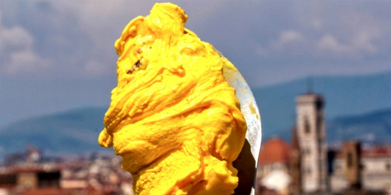 Il gelato ""Bartali, Bartali"",""foto Luca Managlia