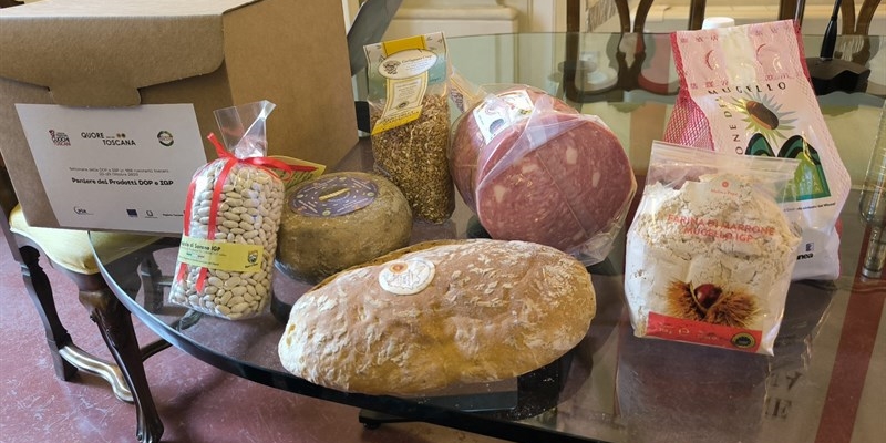 I prodotti del ""cesto"" toscano