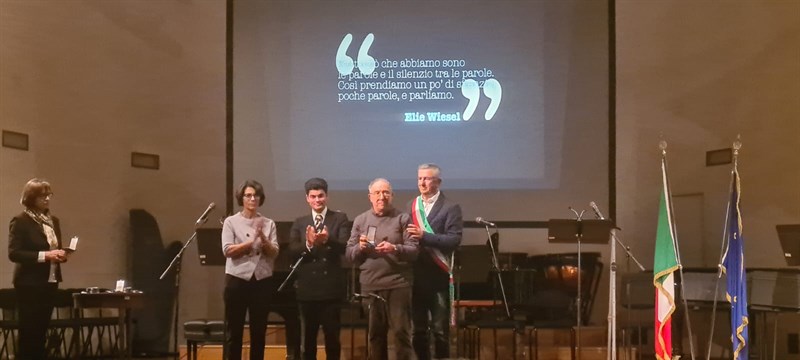 Un momento della cerimonia