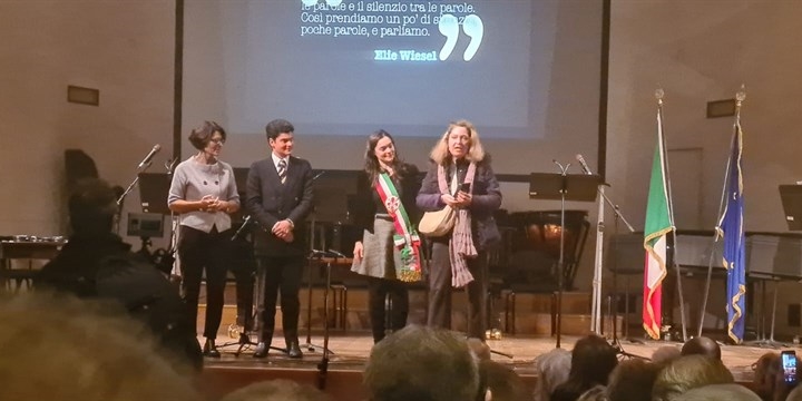 Un momento della cerimonia