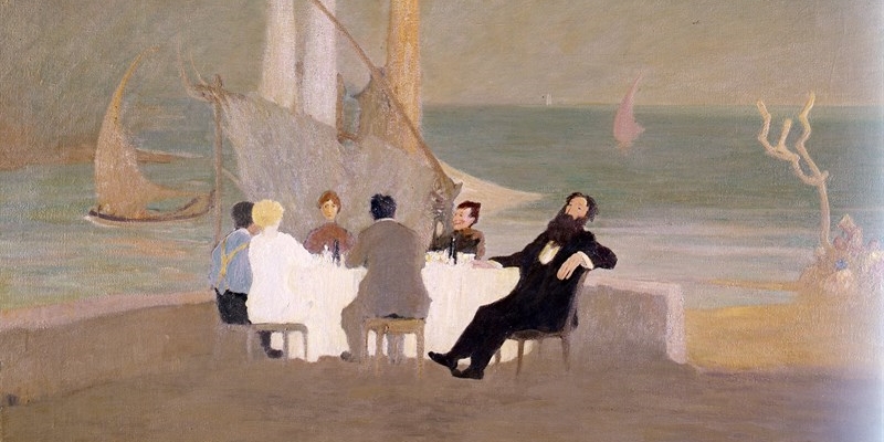 L'opera intitolata ""Dopo cena"",""Gallerie degli Uffizi - Press Office