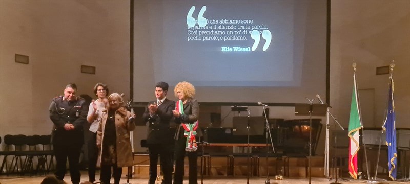 Un momento della cerimonia