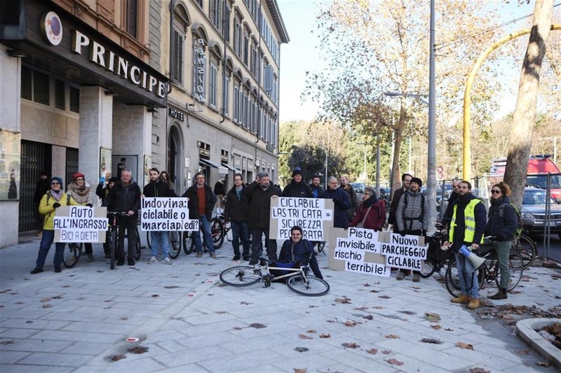un momento del flash mob