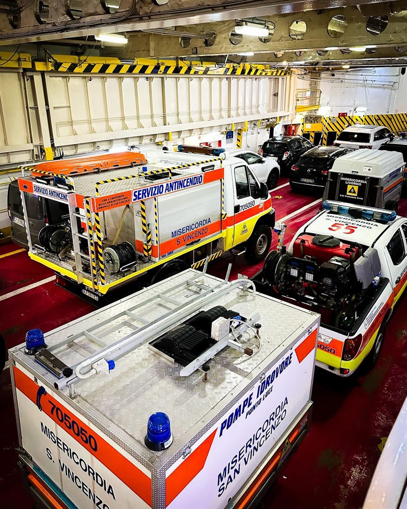 I soccorsi partono per l'Elba