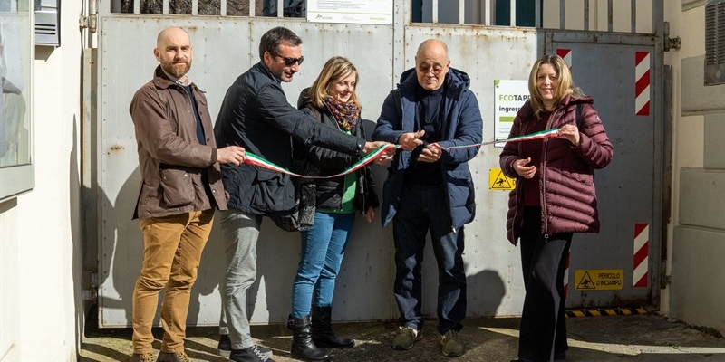 Il momento dell'inaugurazione