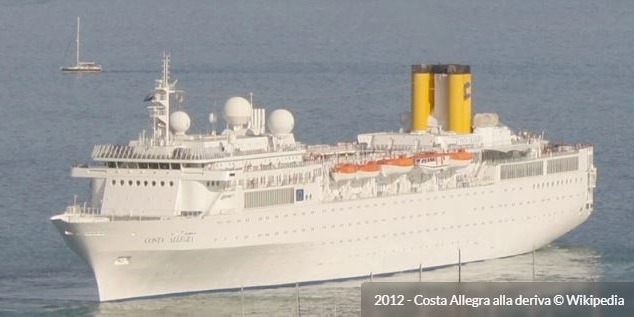 2012 - Costa Allegra alla deriva (13 anni fa)