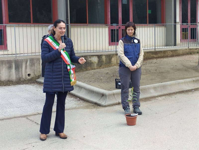 Un momento della cerimonia