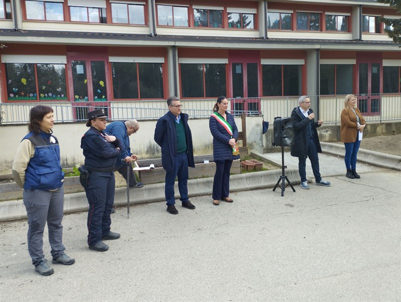 Un momento della cerimonia