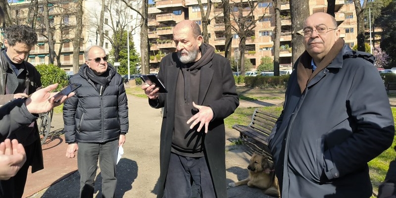 Un momento della conferenza stampa
