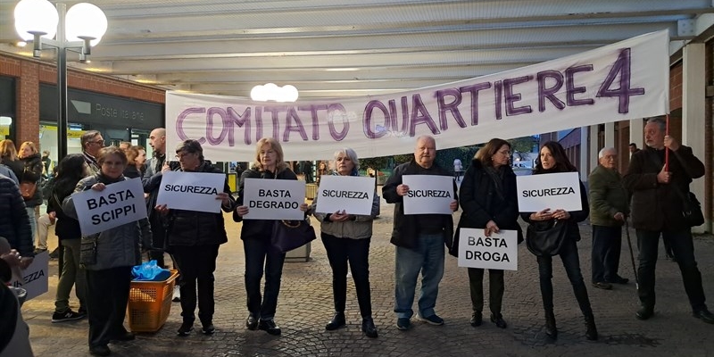 Un momento del presidio