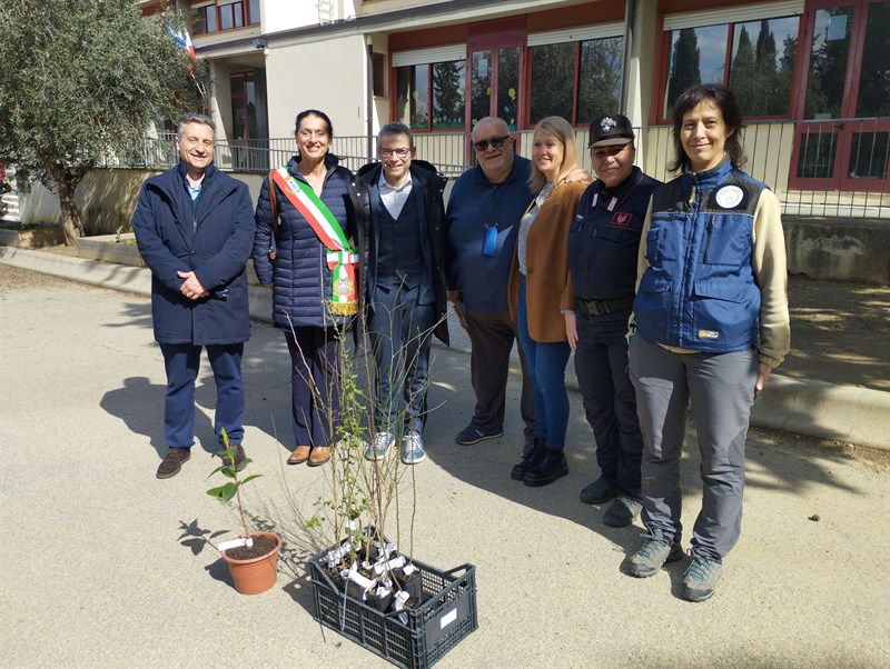 Un momento della cerimonia