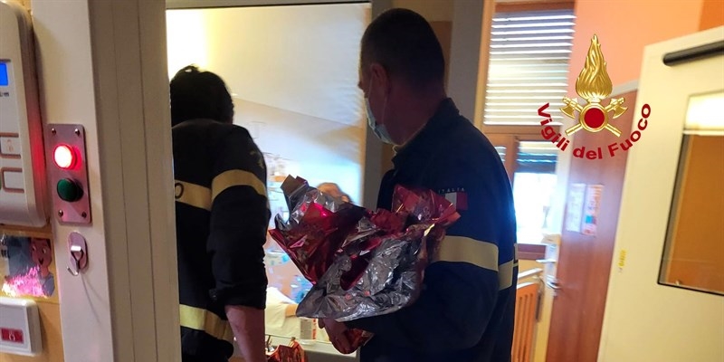 Un momento della consegna