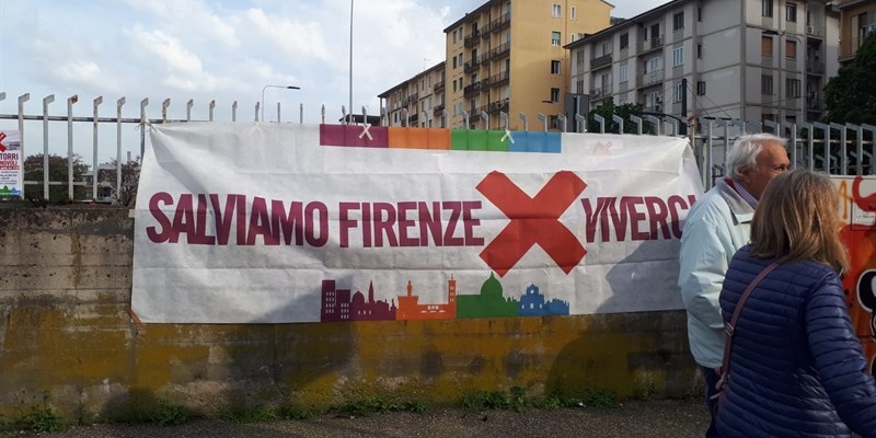 Un momento del flash mob