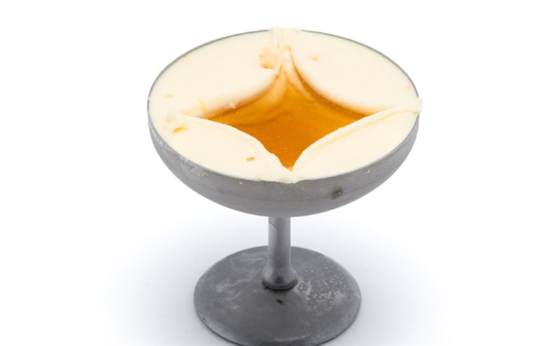 affogato alla crema d'arancio e wiskey