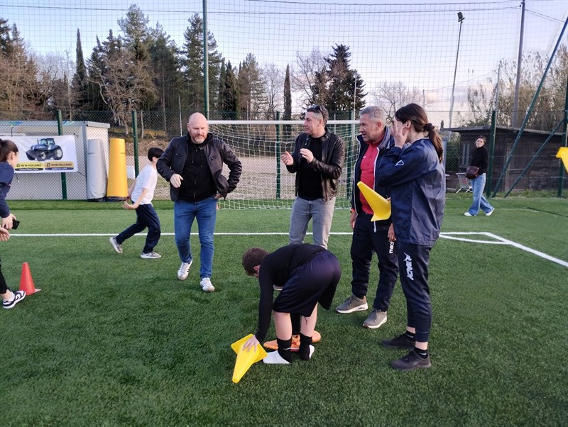 Il sindaco e il presidente della società