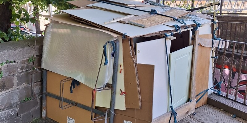 La baraccopoli del Ponte al Pino