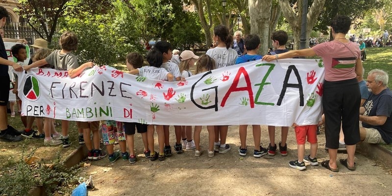 I bambini di Firenze per Gaza