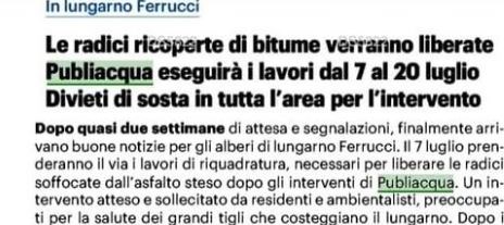 L'annuncio dei tardivi lavori