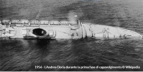 1956 - Tragedia dell' Andrea Doria (68 anni fa):