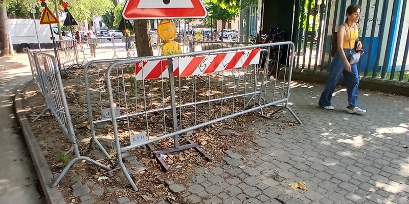 L'area da ripristinare... da un anno