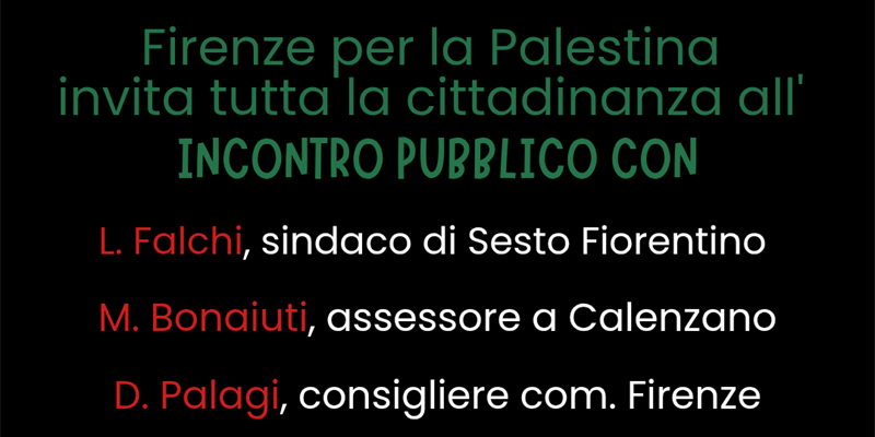 Firenze per la Palestina