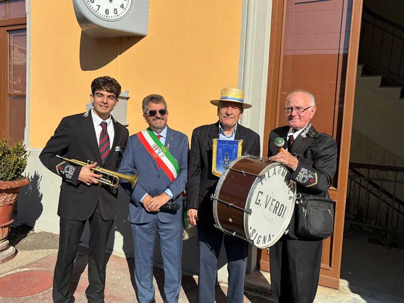 Un momento della cerimonia