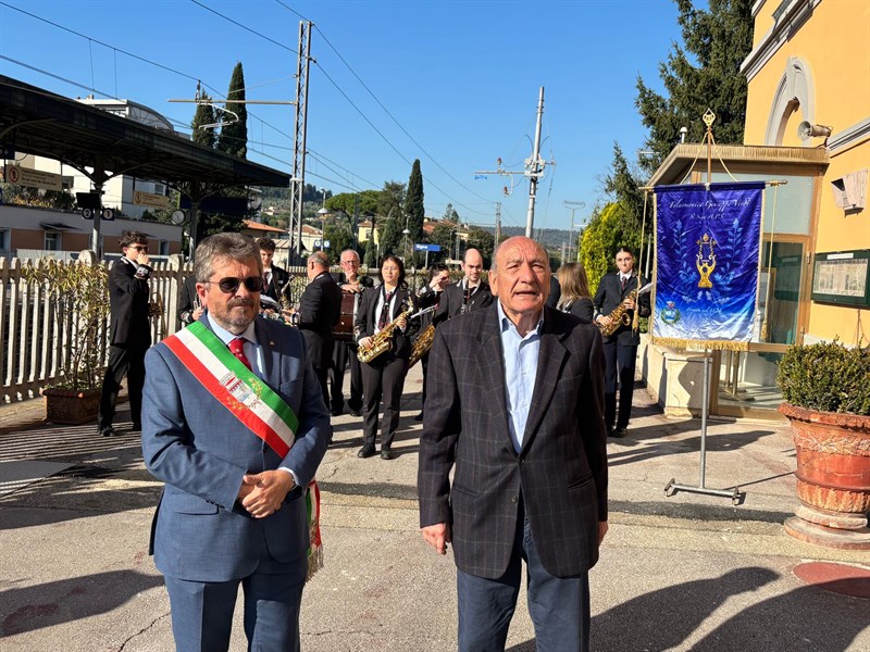 Un momento della cerimonia