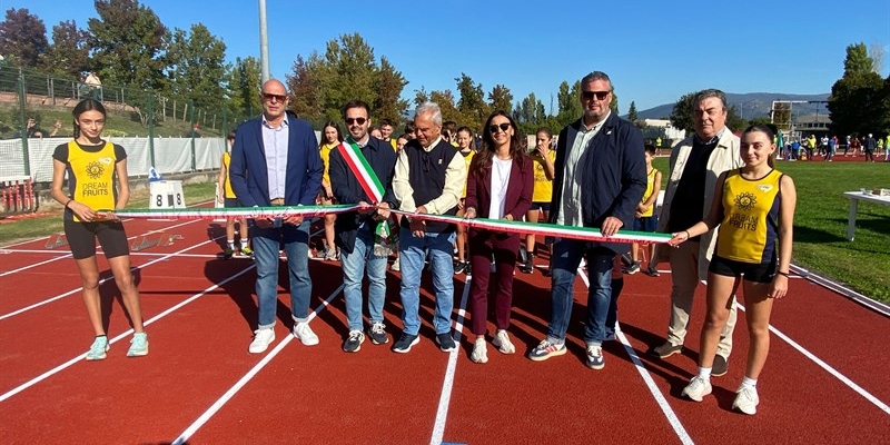 L'inaugurazione della pista
