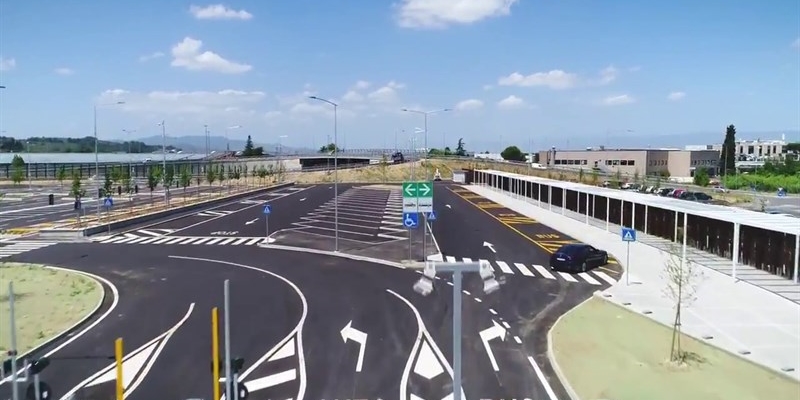 Il parcheggio di Villa Costanza