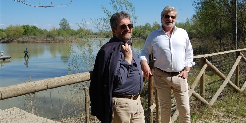 il sindaco Fossi e Andrea Marzi