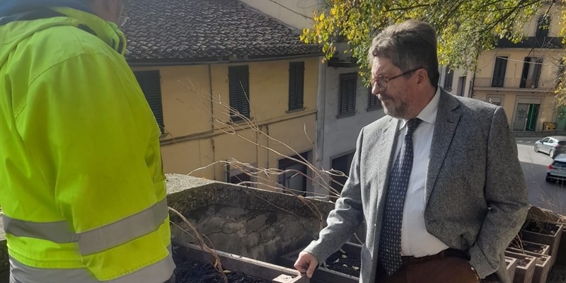 Il sopralluogo del sindaco Fossi