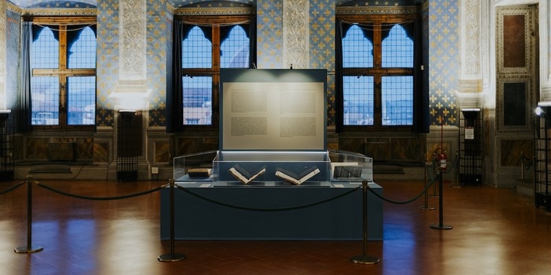 Boccaccio politico per la città di Firenze_Museo di Palazzo Vecchio. Sala dei Gigli.