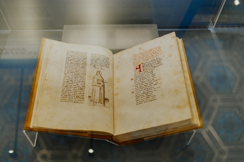 Boccaccio politico per la città di Firenze_Museo di Palazzo Vecchio. Sala dei Gigli.