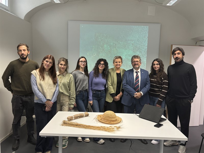 Un momento della visita