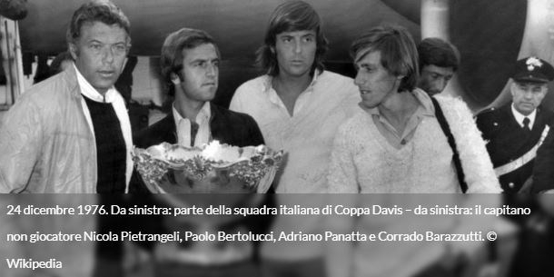1976 - L'Italia vince la Coppa Davis (49 anni fa):