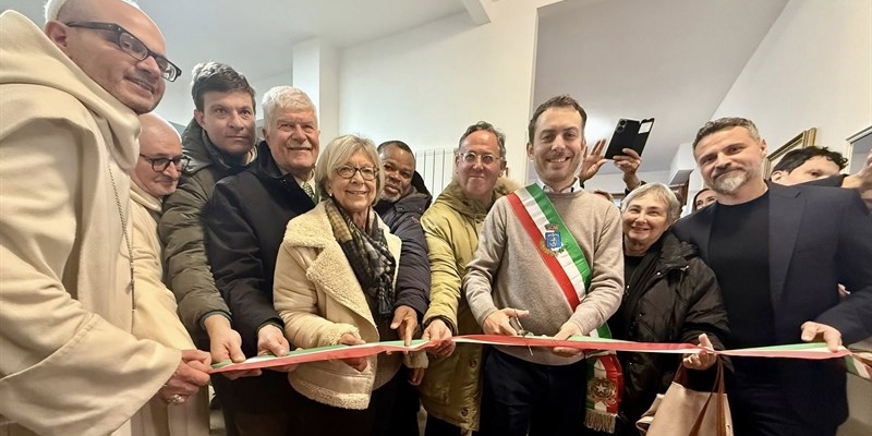 L'inaugurazione della casa