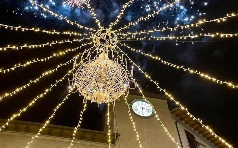 Luminarie accese a San Casciano