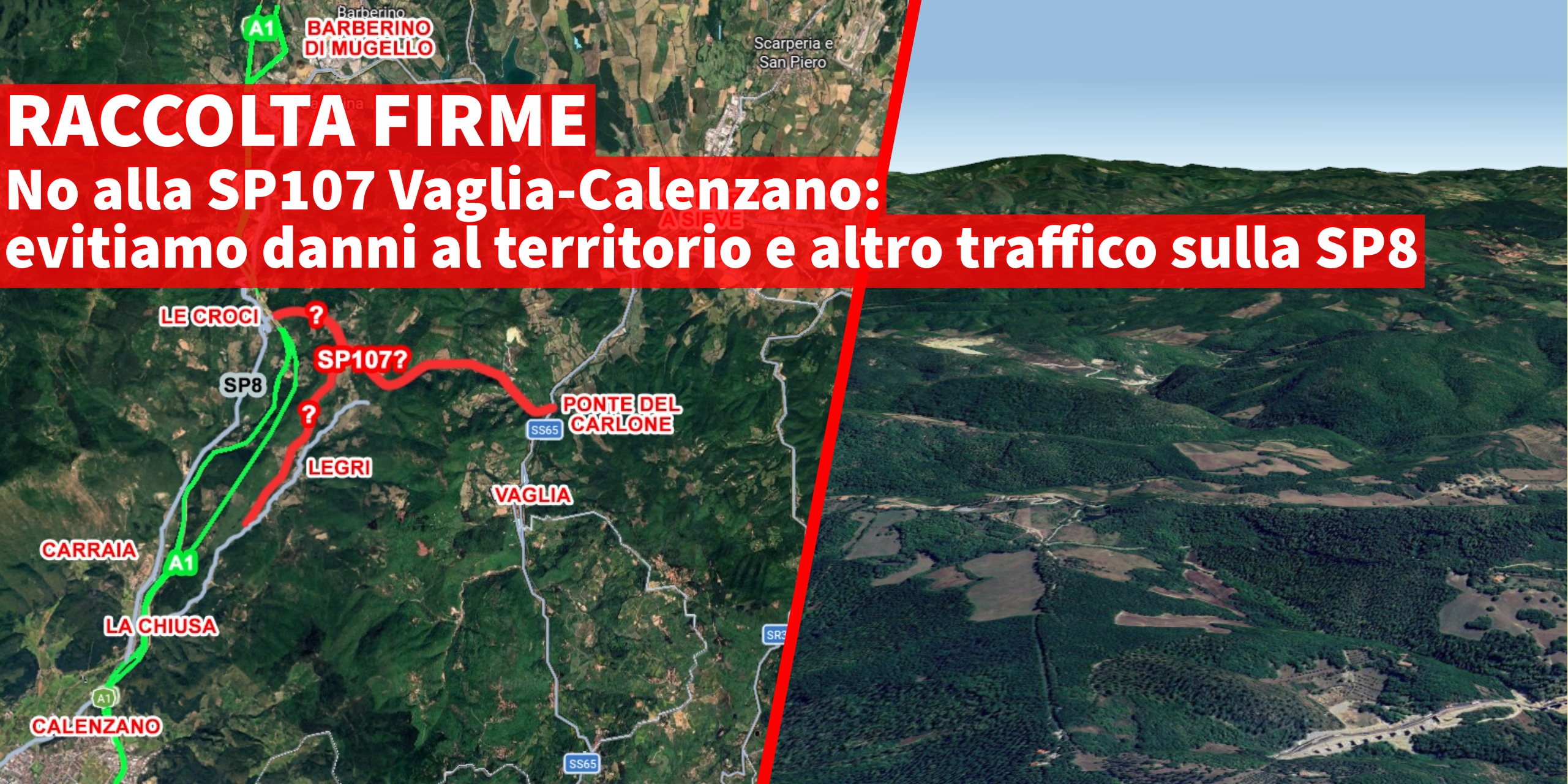 Calenzano sinistra per calenzano