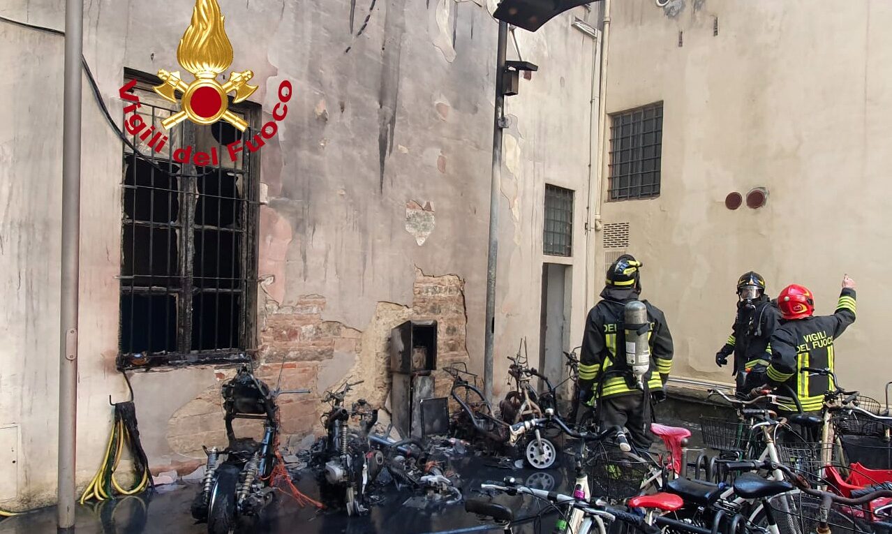 Vigili intervento 23 03