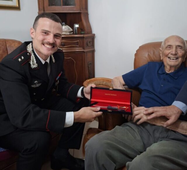 101 anni dell’appuntato in congedo franco basili