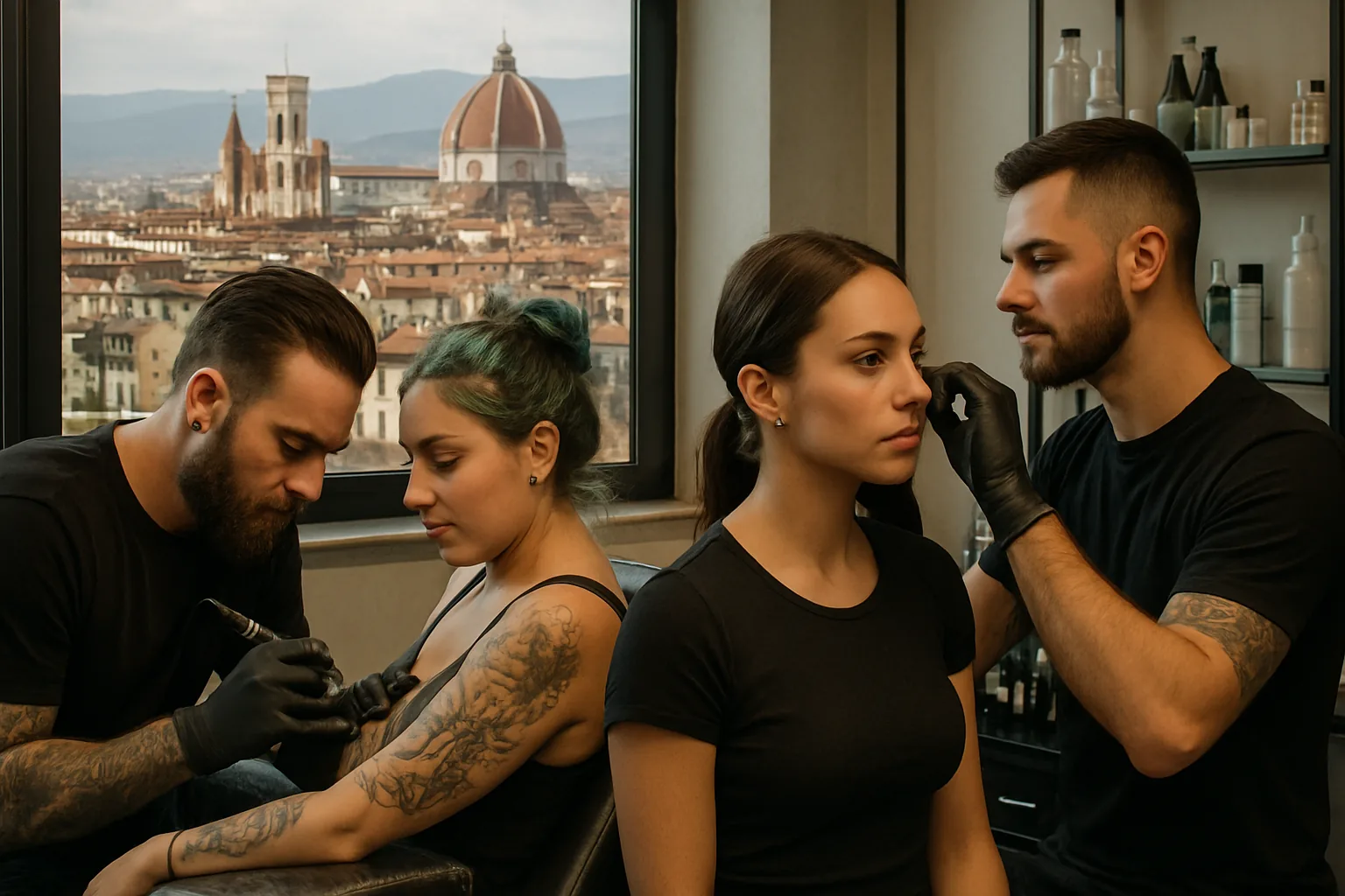 Tatuaggi e piercing a Firenze, boom di imprese: +163,5% dal 2017