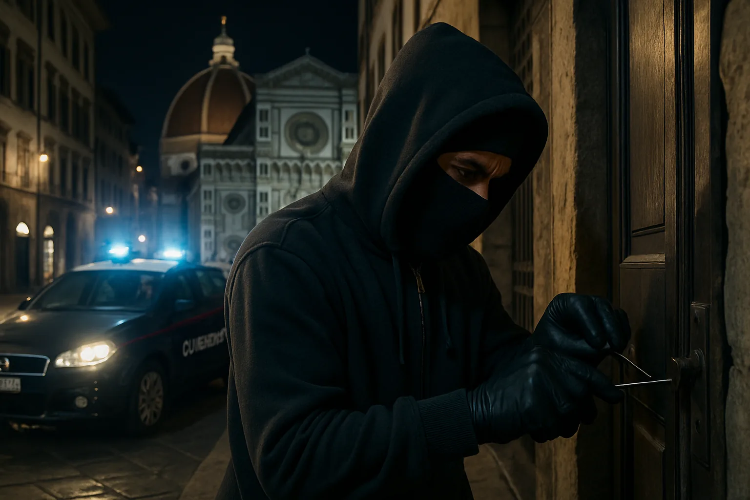 Furti e rapine a Firenze, città seconda in Italia per criminalità