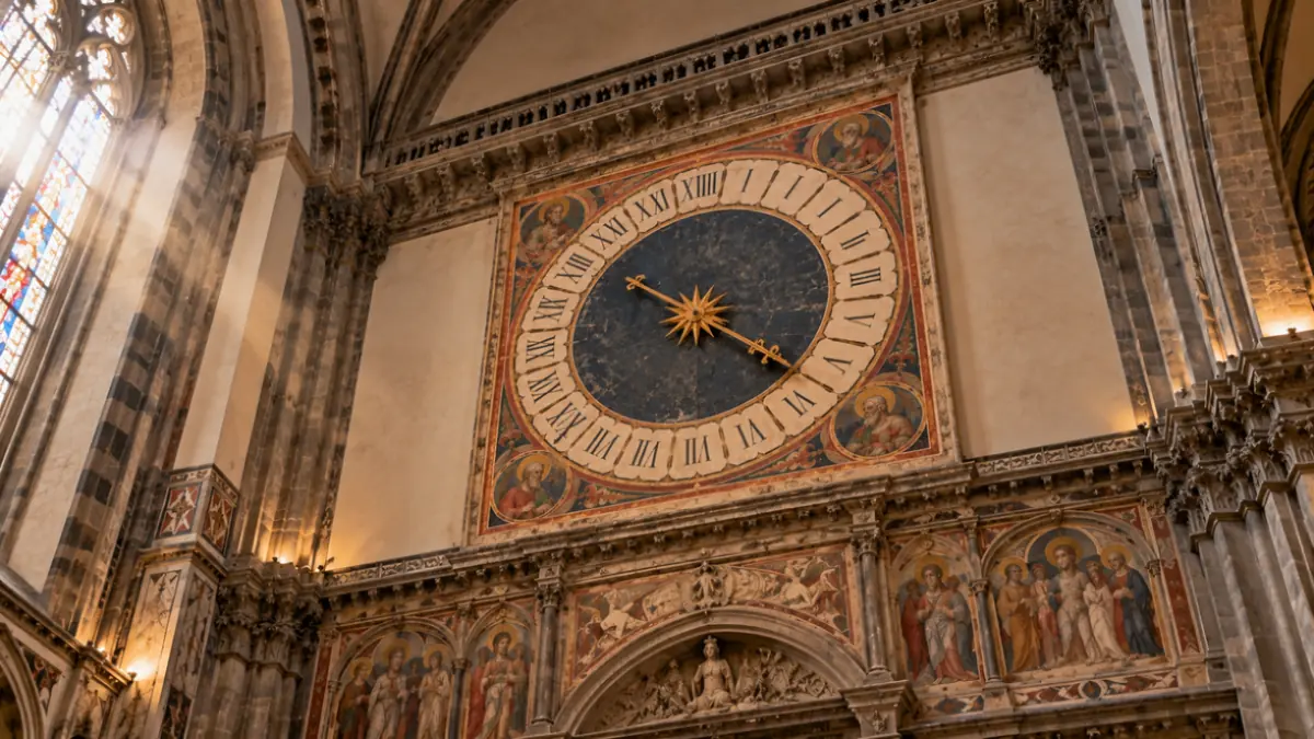 L antico orologio di Paolo Uccello nel Duomo