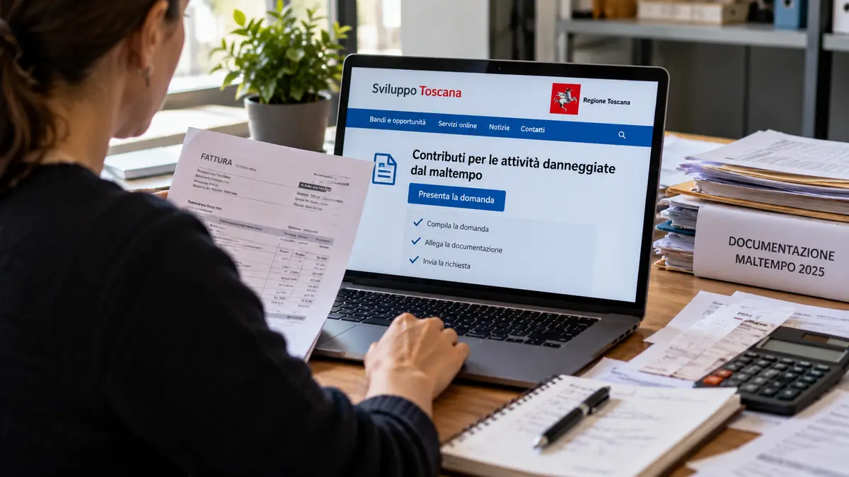 Richiesta dei contributi regionali per danni da maltempo